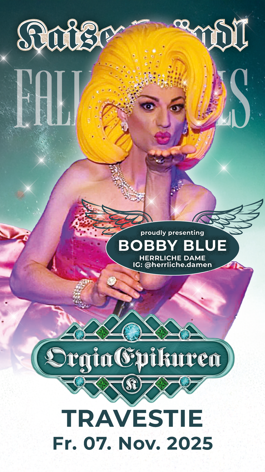 Orgia Epikurea 2025 - Fallen Angels - Travesie show on Friday with Bobby Blue