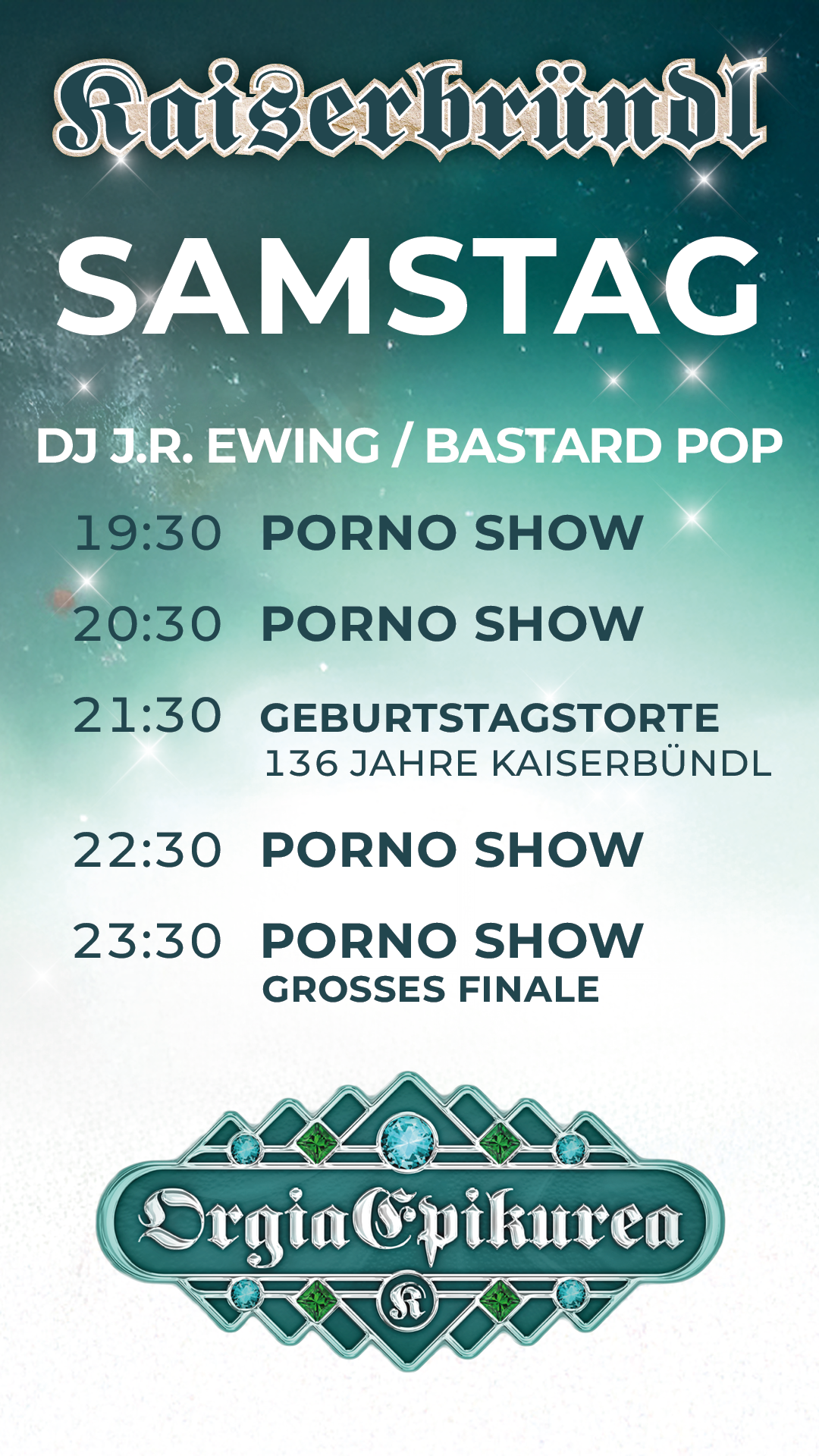 Orgia Epikurea 2025 - Fallen Angels - Program Saturday